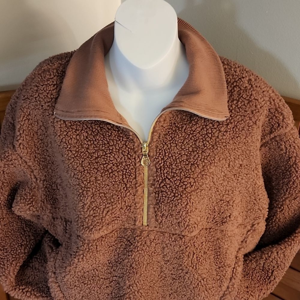 JOY LAB  Fleece pull over jacket - Picture 2 of 10